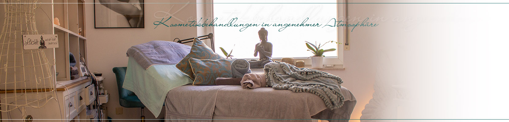 Kosmetikbehandlungen in angenehmer Atmosphäre